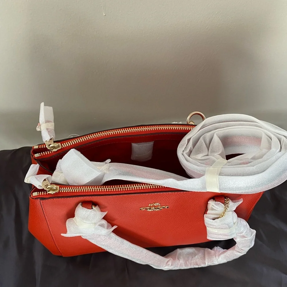 Pebble leather coach bag - Picture 4 of 6